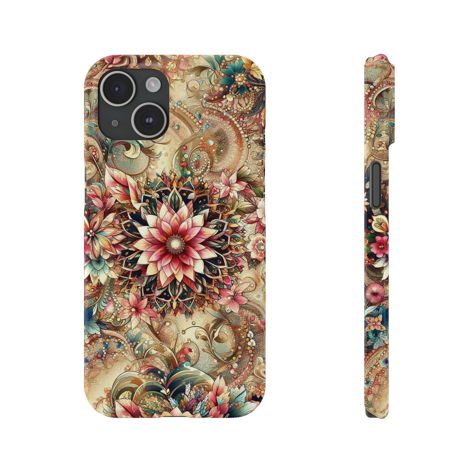 Mandala Bloom iPhone 15 Case